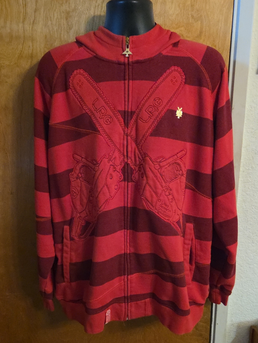 LRG Friday The 47th Zip Hoodie - Red - Size 2XL Halloween